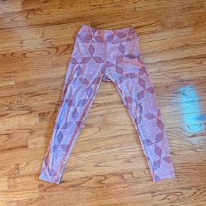 LuLaRoe Dusty Pink cropped Legging, “one size”